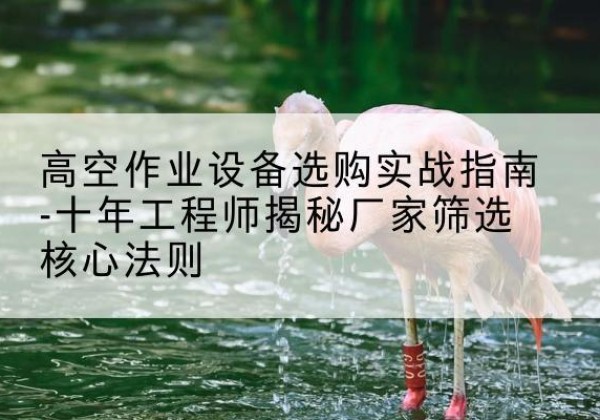 太仆寺旗剪叉式升降机厂家-高空作业设备选购实战指南-十年工程师揭秘厂家筛选核心法则